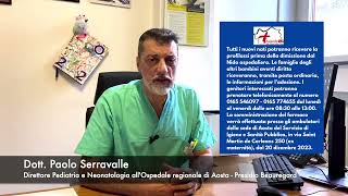 Profilassi bronchiolite  Intervista al Dott Paolo Serravalle [upl. by Acimehs]