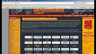 Car Radio Codes  Online Service [upl. by Otreblasiul]