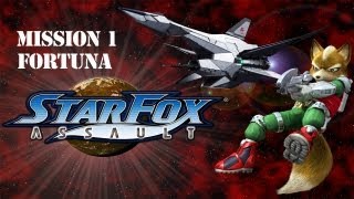 Star Fox Assault  Mission 1  Fortuna  A New Enemy [upl. by Vanny688]