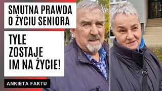 Jak żyje się SENIOROM w POLSCE Wiemy ile REALNIE zostaje emerytom na życie ANKIETA FAKTU [upl. by Ramin]