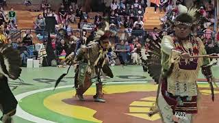 mens traditional at siksika fair powwow 2024 song 1 SNL [upl. by Klapp966]