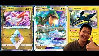 RAYQUAZA GX Deck New 300 Damage Dragon Post Rotation Build [upl. by Adnohser]