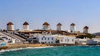 A Walking Tour in Mykonos Day 1 Mykonos Town Little Venice Windmills of Mykonos [upl. by Foscalina146]