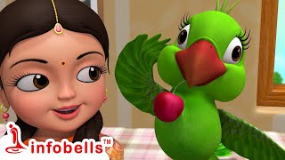 Chitti Chilakamma Amma Kottinda  Telugu Rhymes for Children  Infobells [upl. by Norreht454]