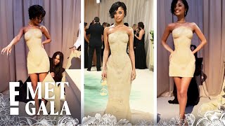 See Tyla Get CUT OUT of Her Met Gala Dress in BehindtheScenes Video  2024 Met Gala [upl. by Manno]