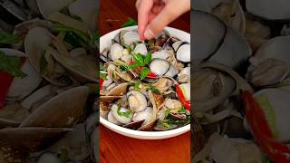 Chinese stir fry clams recipe [upl. by Ballman]