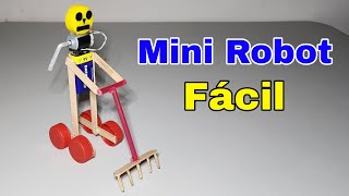 Como Hacer Un Robot Casero En 3 Minutos  Súper Fácil [upl. by Bordy]