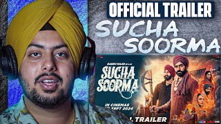 Reaction on Babbu Maan  Sucha Soorma Official Trailer [upl. by Grunenwald244]