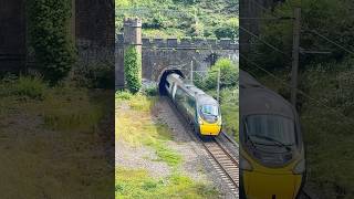 Pendolino train emerges from Linslade tunnel 040724 avantiwestcoast [upl. by Yalcrab252]