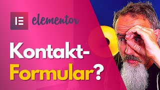 Elementor Pro Kontaktformular erstellen Anleitung in Deutsch [upl. by Ebbarta820]