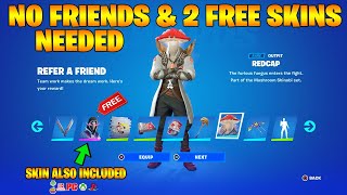 NO FRIENDS NEEDED How To Get Redcap Bundle amp Xander Bundle FREE In Fortnite Refer a Friend 30 [upl. by Isahella]