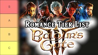 Baldurs Gate 3 Romance Tier List [upl. by Nauqyt]