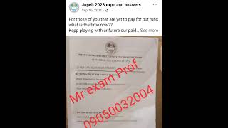 How to get jupeb 2023 exam questions and answers a day to examjupeb 2023 question2023 jupeb [upl. by Naomi]