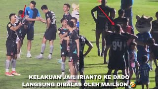 ANTIQ KELAKUAN JAHIL MAILSON LIMA KE RACHMAT IRIANTO SAAT MERAYAKAN KEMENANGAN PERSIB VS PSBS BIAK [upl. by Cleve749]