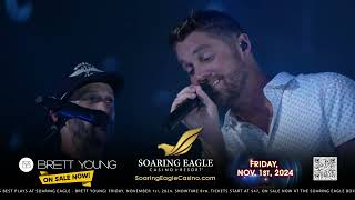 Brett Young  Soaring Eagle Casino amp Resort [upl. by Eidnam196]