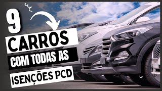 Lista COMPLETA de CARROS PCD com isenções de IPVA ICMS e IPI [upl. by Kalila]