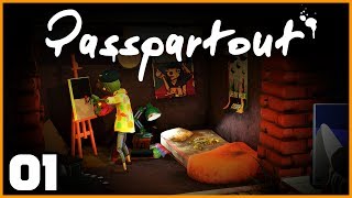 Passpartout The Starving Artist  Ep 1 I Can Paint  Passpartout GameplayLets Play [upl. by Harriman]