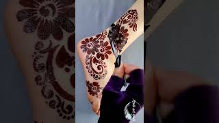 مجموعة تنسيقات ملصقات الحناء للأرجل والأيدي رووعه لايفوتك😍 Beautiful Stickers Mehndi Design For foot [upl. by Oliva]