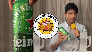 Daily Beer Review – Heineken  500ml Can Chug amp Rating  5 ABV 100 Malt Lager [upl. by Edge]