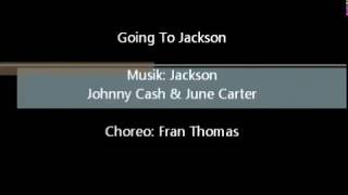 Going to Jackson Line Dance  Jackson  Johnny Cash [upl. by Llemart]