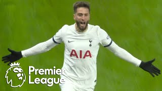 Rodrigo Bentancur equalizes for Tottenham against Manchester United  Premier League  NBC Sports [upl. by Verna175]