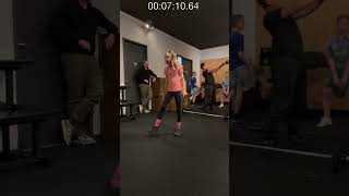 Saar Verhagen Crossfit Buitenhout workout 2 beachshowdown indoor teens [upl. by Lyrak]