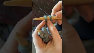 Knitting backwards is way easier than frogging Super beginner friendly knitting tutorial hack [upl. by Ylrad34]