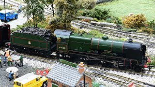 Giggleswick pulling LMS coaching stock into the station  4K Widescreen [upl. by Iand]