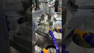 Oil water separator accessories drilling and tapping machine machinedrilling [upl. by Llehcear]