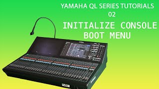 YAMAHA QL SERIES INITIALIZE AND BOOT MENU [upl. by Naugal843]