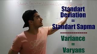 18 Olasılık ve İstatistik  Standart Sapma ve Varyans a Giriş Standart Deviation amp Variance [upl. by Nudd]