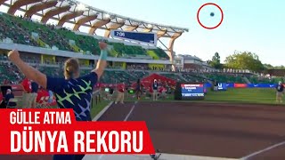 SHOT PUT WORLD RECORD  GÜLLE ATMA DÜNYA REKORU [upl. by Aeneg]