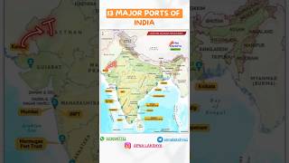 Major sea ports of India  major ports of India  Indias major sea ports indianports [upl. by Enilorak]