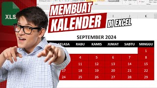 CARA MEMBUAT KALENDER DINAMIS DI EXCEL❗5 MENIT JADI❗ [upl. by Revkah]