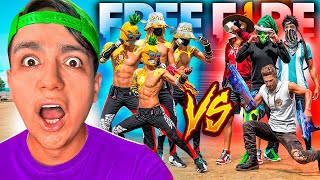 EQUIPO MARIPOSA VERSUS 4 SUCOS VERIFICADOS EN FREE FIRE😈😱 [upl. by Pigeon]