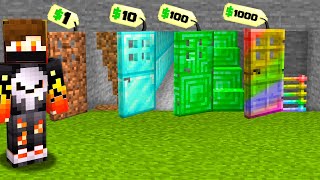 1 Vs 1000000 Million Magical Door In Minecraft [upl. by Meadow]