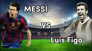 Lionel Messi VS Luis Figo 🤔🤔 [upl. by Groeg]