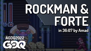 Rockman amp Forte by Amad in 3607  AGDQ 2022 Online [upl. by Nalyad]