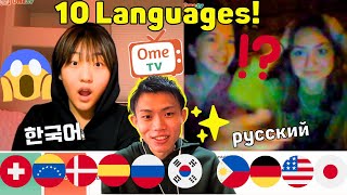 WHAT Happens When Polyglot Speaks Their Native Language to Foreigners  Omegle [upl. by Nyram739]