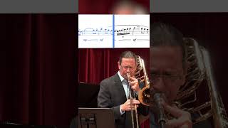 Holding the tension until the Last second  George Curran plays The Overton Window for bass trombone [upl. by Haimarej409]