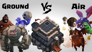 Ground vs Air TH9 Impossible Challenge  Clash of clans INDIA [upl. by Ainimreh]