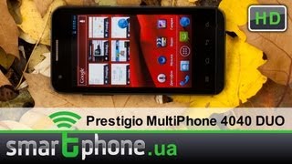 Видео обзор смартфона Prestigio MultiPhone 4040 DUO [upl. by Critchfield367]