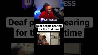 Deaf people hearing for the first time [upl. by Pelagi]