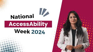 Minister Khera kicks off National AccessAbility Week 2024 [upl. by Nodlew128]