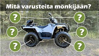 Mitä lisävarusteita mönkijään tarvii  Polaris Sportsman 570 [upl. by Daeriam]