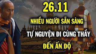 Tin vui nhiều người sẵn sàng cùng thầy Minh Tuệ đến Ấn Độ [upl. by Ssidnak]