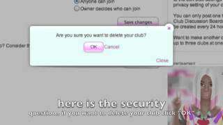 StardollCom How To Delete A Club You No Longer Want [upl. by Nurse]