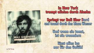 Max Giesinger  Wenn sie tanzt  Instrumental [upl. by Gairc]