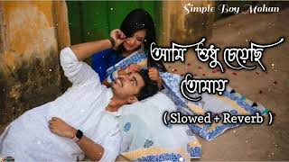 Ami sudhu cheyechi tomay lofi Slowed and reverb Lofi mix Bengali lofi [upl. by Lemmuela]