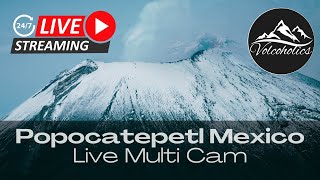 🌋Popocatepetl Live Coverage of Mexicos Fiery Volcano [upl. by Bannerman]